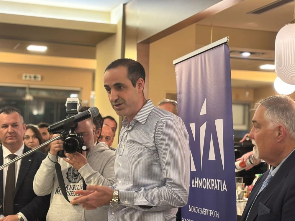 Γρηγόρης Δημητριάδης στην κοπή πίτας της ΔΕΕΠ Ηλείας