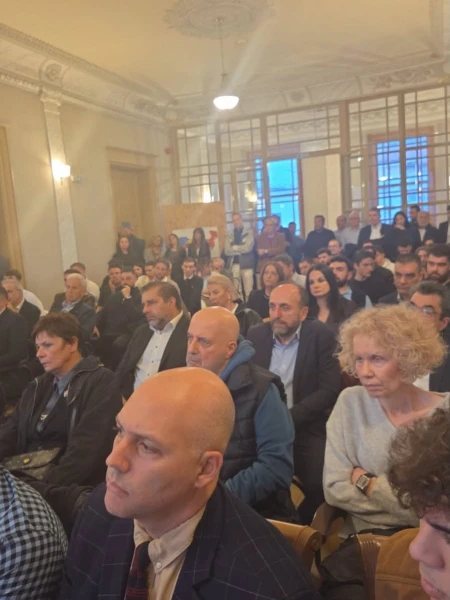 Στιγμιότυπο από την επίσκεψη του Γρηγόρη Δημητριάδη στην Ξάνθη